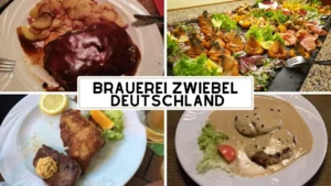 Brauerei Zwiebel Deutschland Speisekarte